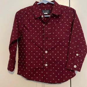 Children’s Place button down shirt size 18-24 months